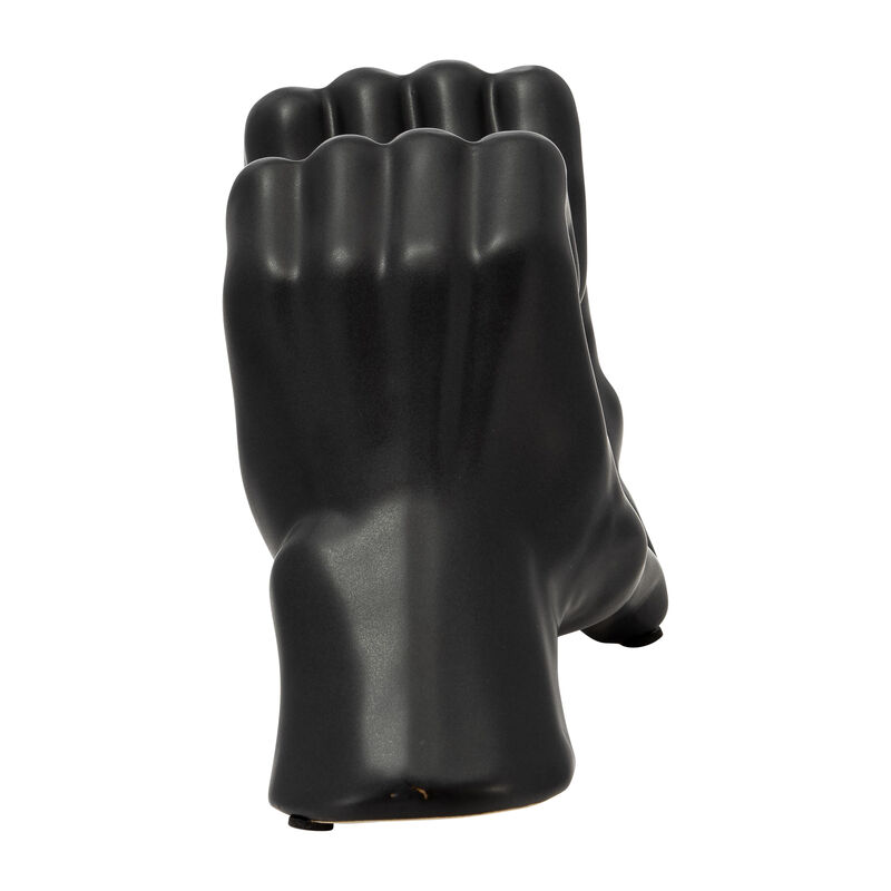 5" Hand-heart, Black image number 2