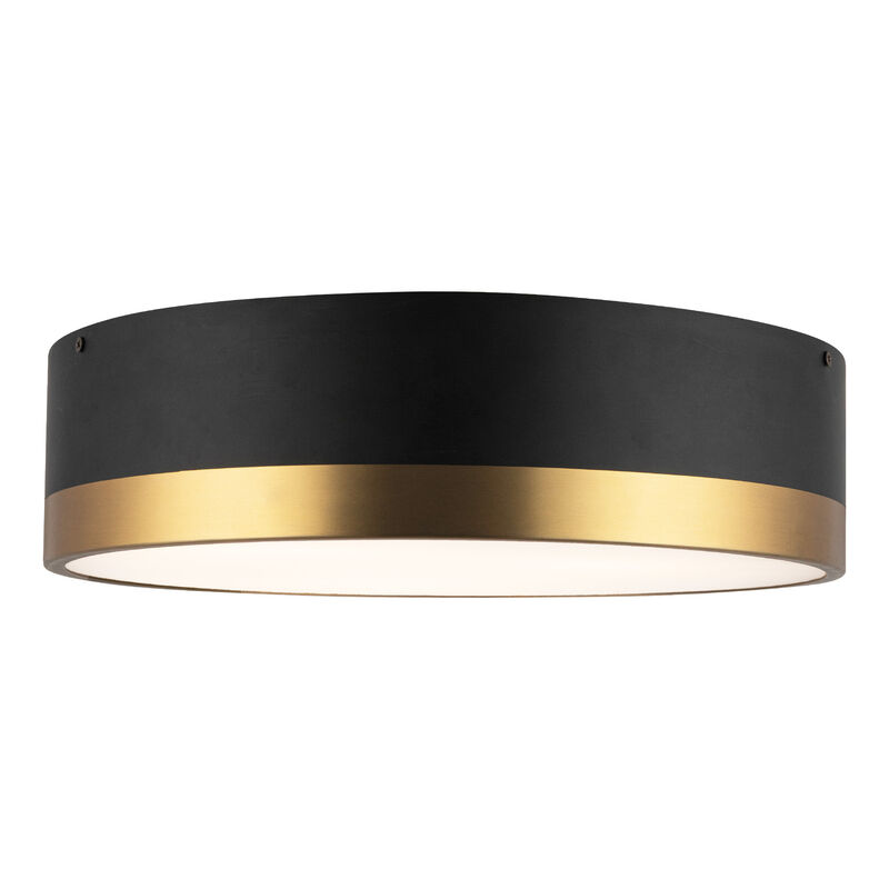 Brisbane 16 in 3 Lights Flush Mount image number 0