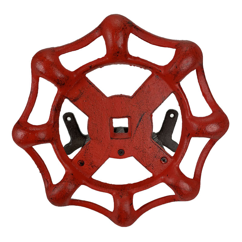 Faucet Spigot Hose Holder - Red Cast Iron - Rustic Outdoor Decor, Holds 75 Feet image number 1