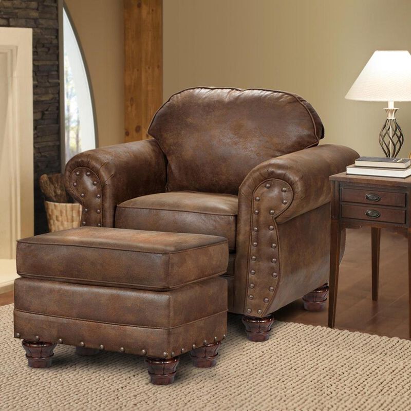 American Furniture Classics Sedona Armchairs with Matching Ottoman