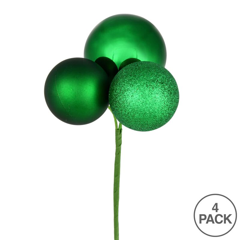 Vickerman Green Ornament Pick image number 1