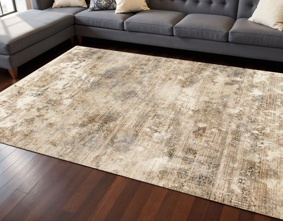 HomeRoots Abstract Area Rug