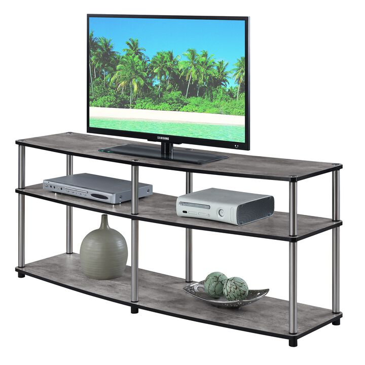 Convenience Concepts  Designs2Go 3 Tier 60 in. TV Stand,   24 x 15.75 x 59.25 in.