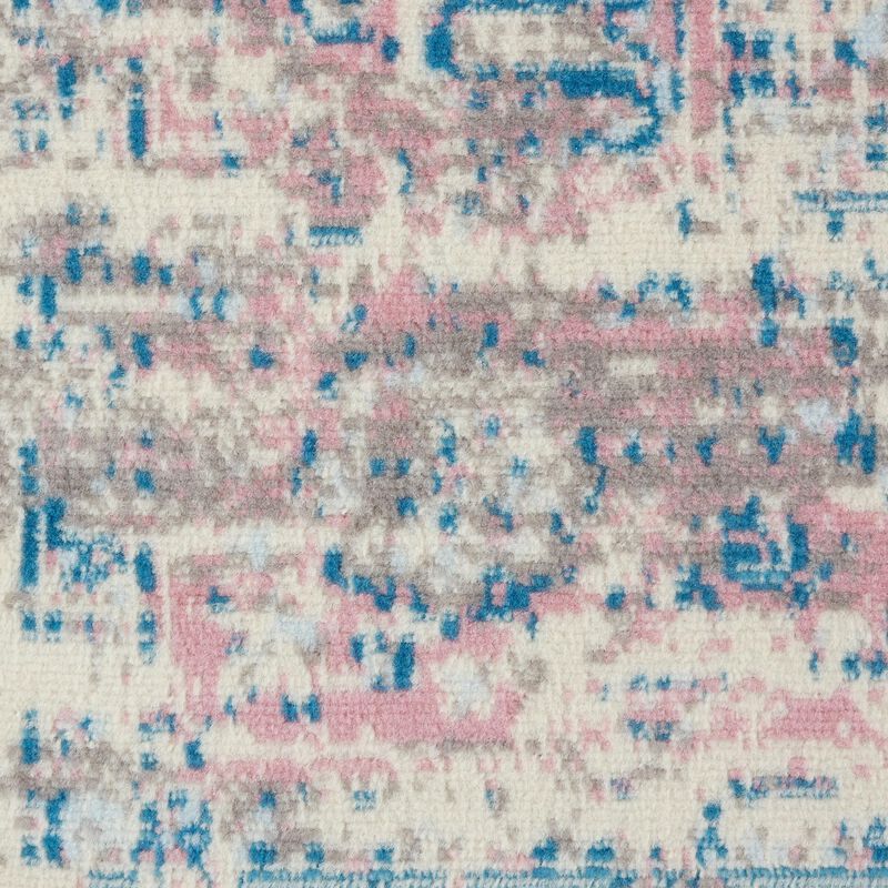 HomeRoots Medallion Distressed Non Skid Area Rug image number 2