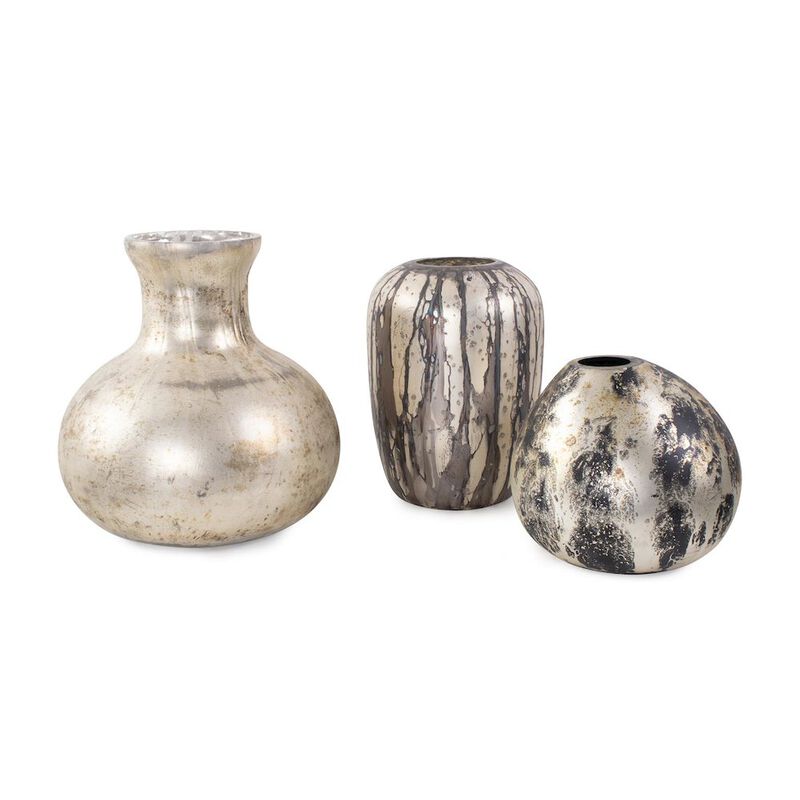 Howard Elliott Callisto Bulbous Glass Vase image number 5