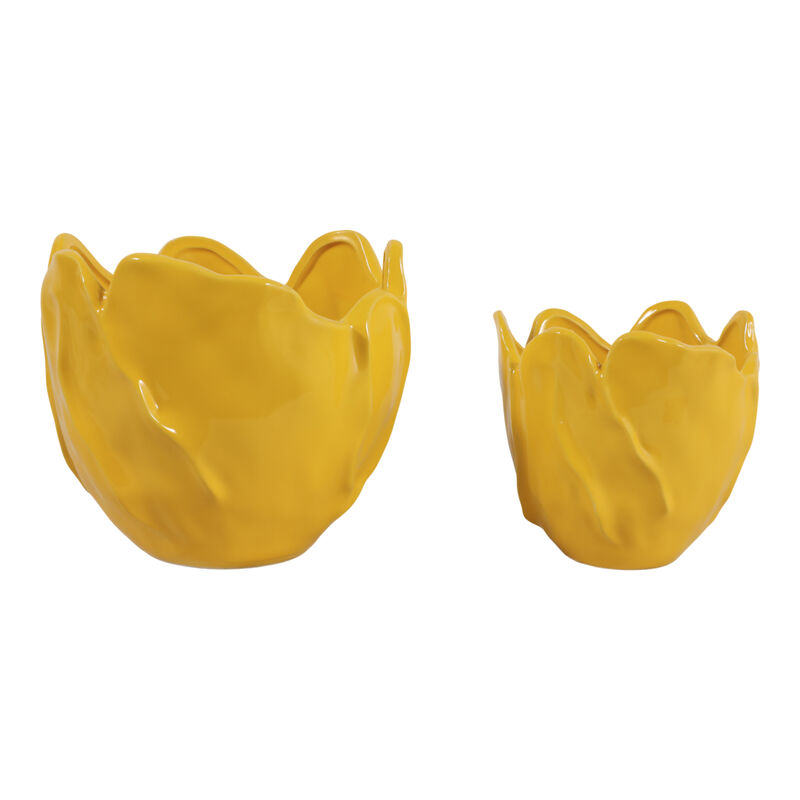 S/2 Flower Shaped Planters image number 2