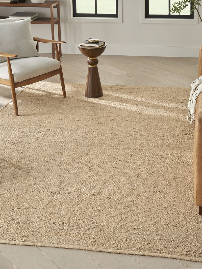 Natural Jute NJT01 Bleached 7' x 10' Rug