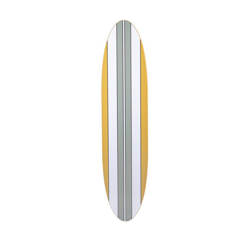 Layered Surfboard Wall Art in Engineered Wood and Paper image number 2