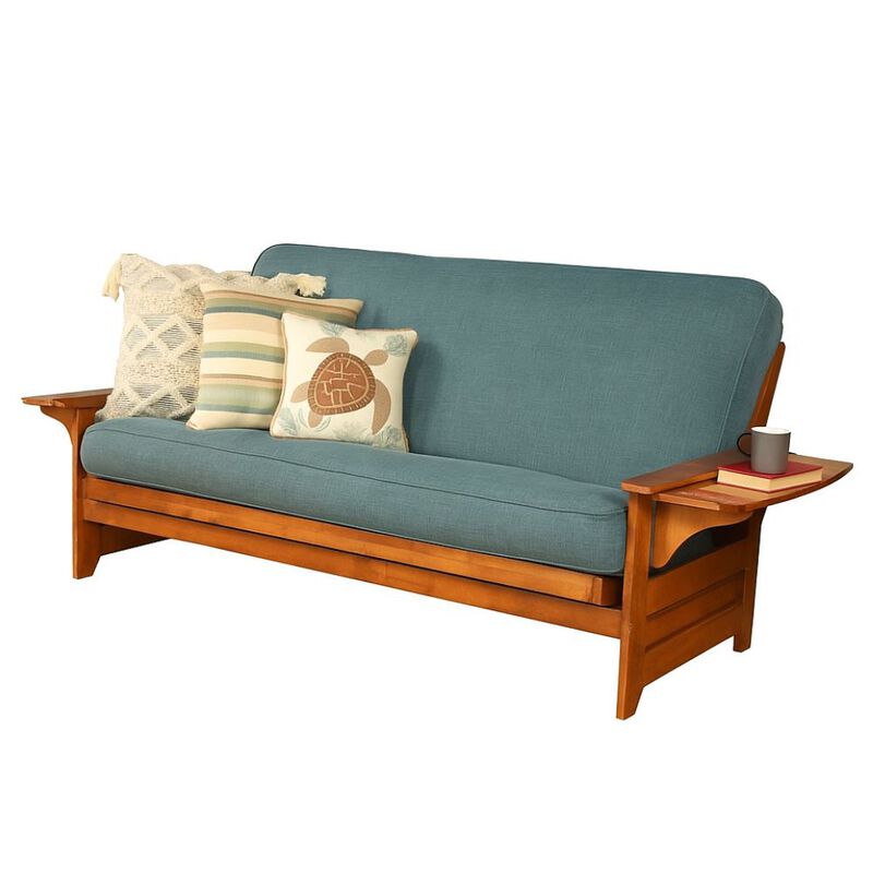 Phoenix Frame-Barbados Finish-Linen Aqua Mattress