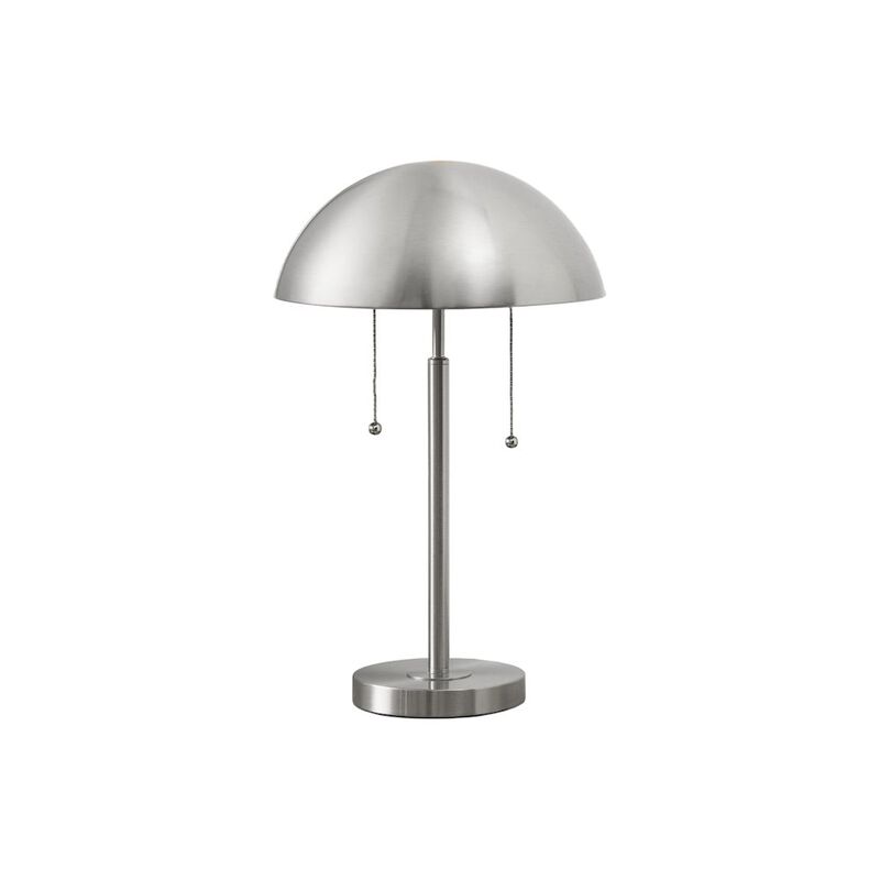 Lighting, 20"H, Table Lamp, Silver Metal, Contemporary, Modern