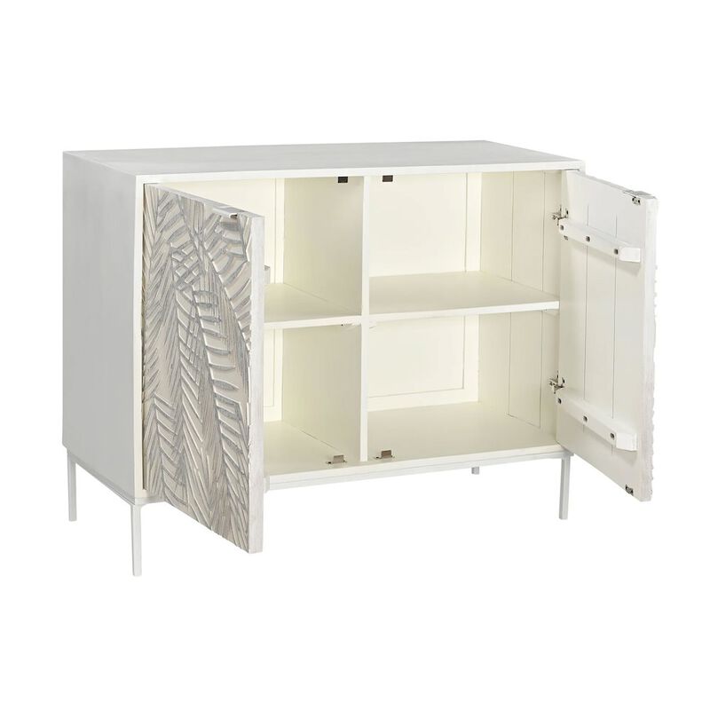 World Interiors Isla 38" Cabinet with Two Doors in Coastal White image number 2