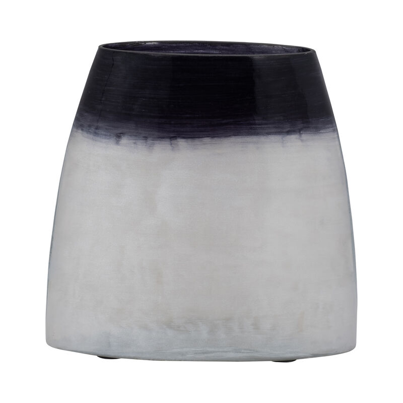 Glass, 8" Ombre Vase, Blue image number 0