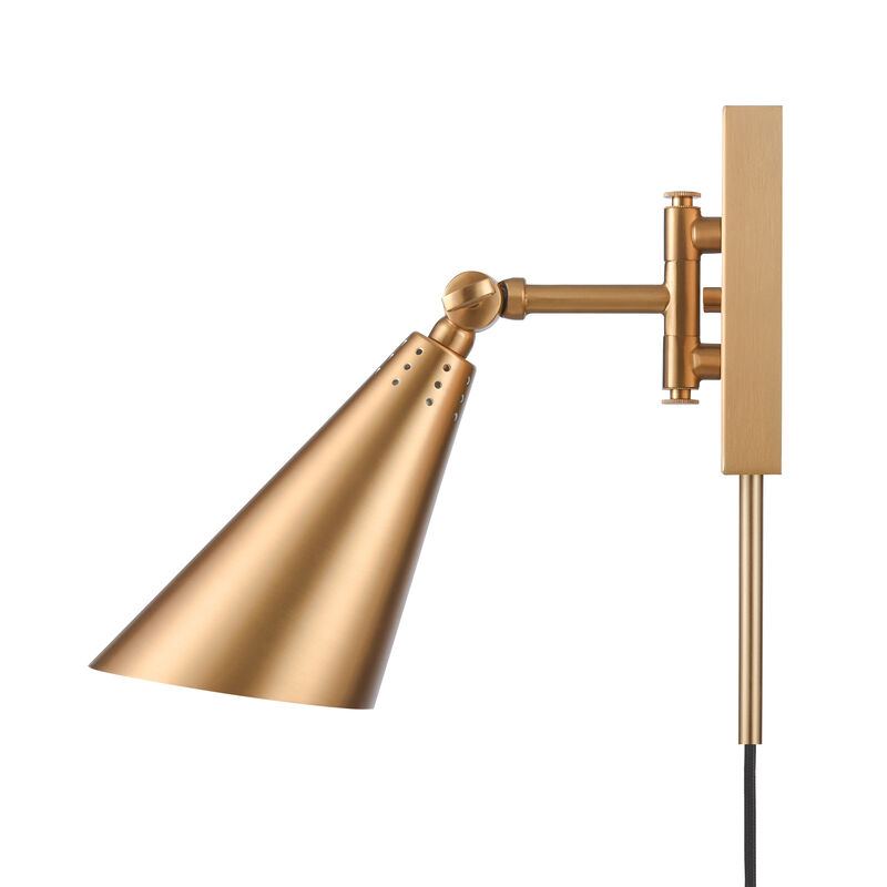 Whitmire 10.25'' High 1-Light Gold Sconce