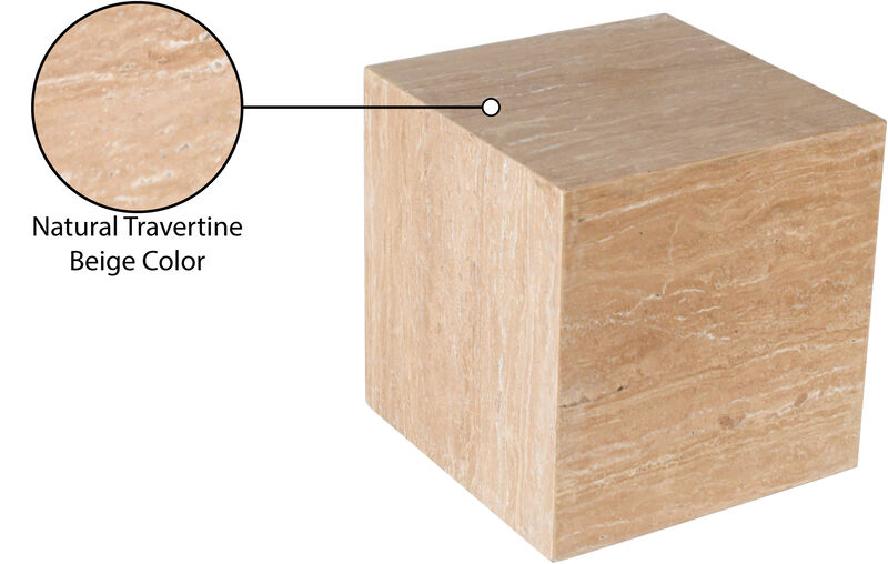 Meridian Furniture Bolzano Beige End Table image number 9