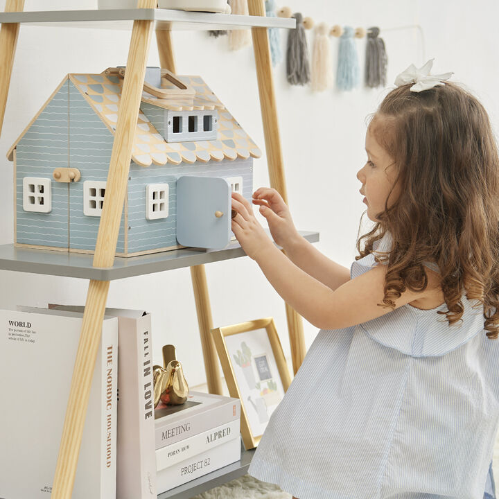 Olivia's Little World Quaint Portable Dolls Cottage & Accessories for 3.5" Dolls