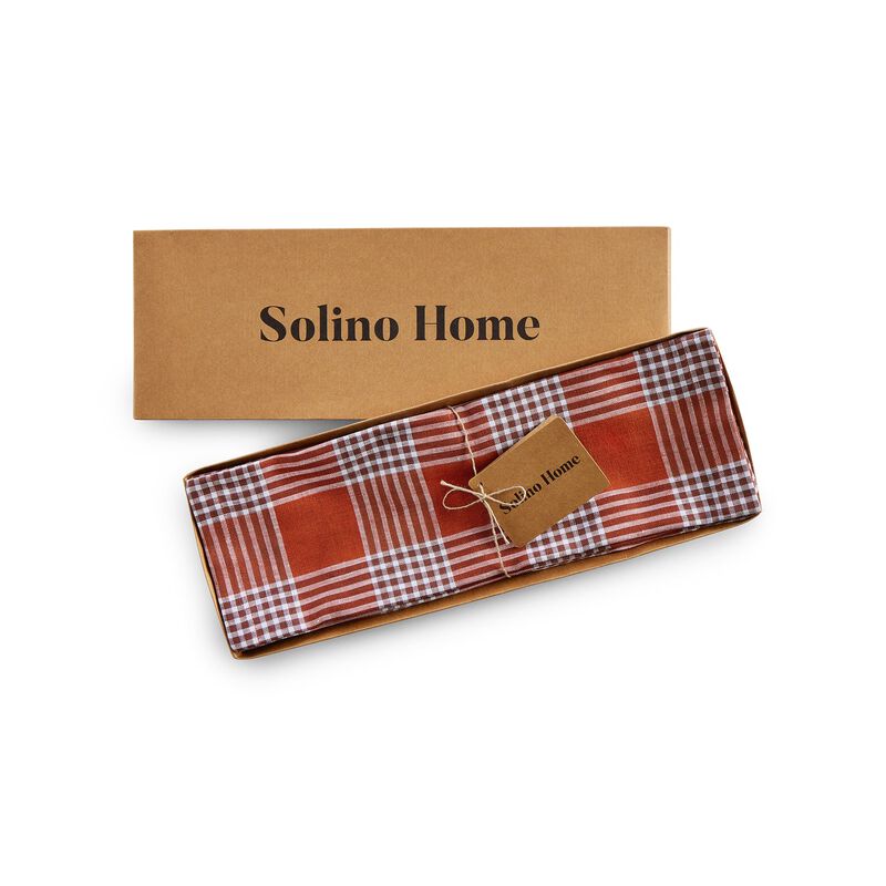 Linen Square Placemats - Glen check