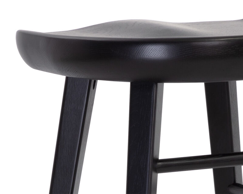 Dominic Black Counter Stool