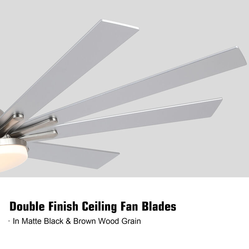 ELEMENT ACE Smart Ceiling Fan with Integrated LED Lighting and Remote Control image number 9