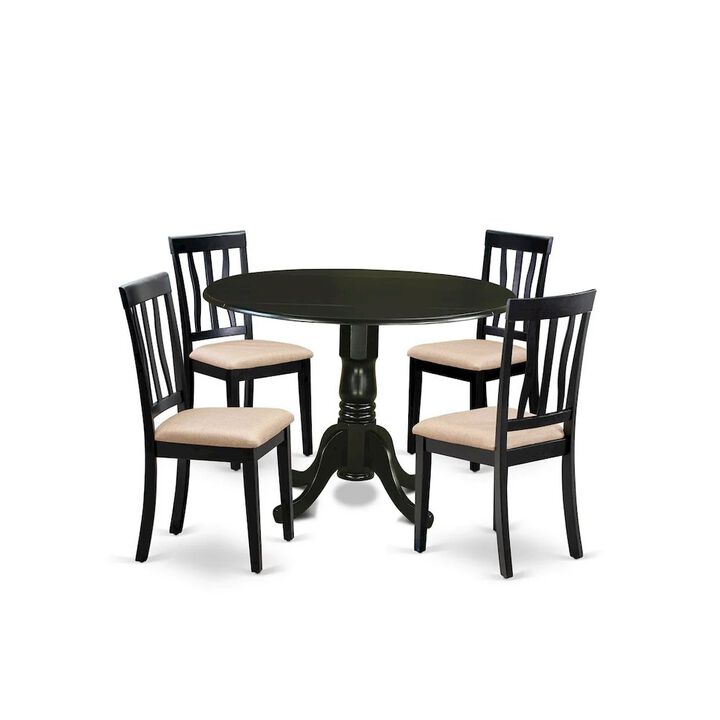 5 PC Table set - Dining Table and 4 Kitchen Dining Chairs
