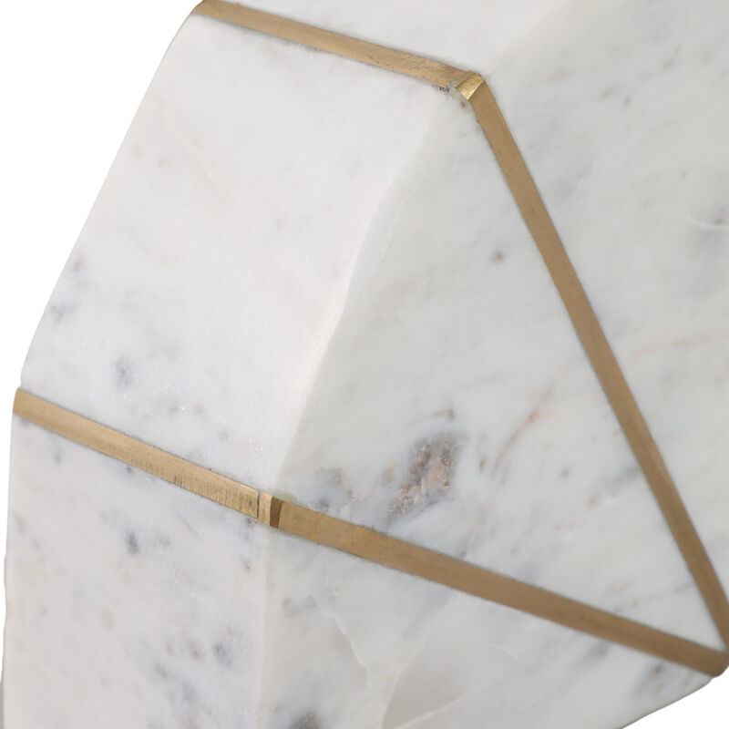 S/2 Marble Accent Bookends image number 5