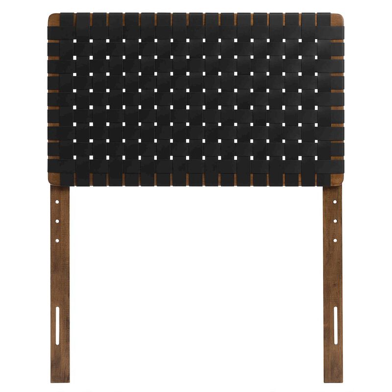Sparta Weave Vegan Leather Twin Headboard image number 4