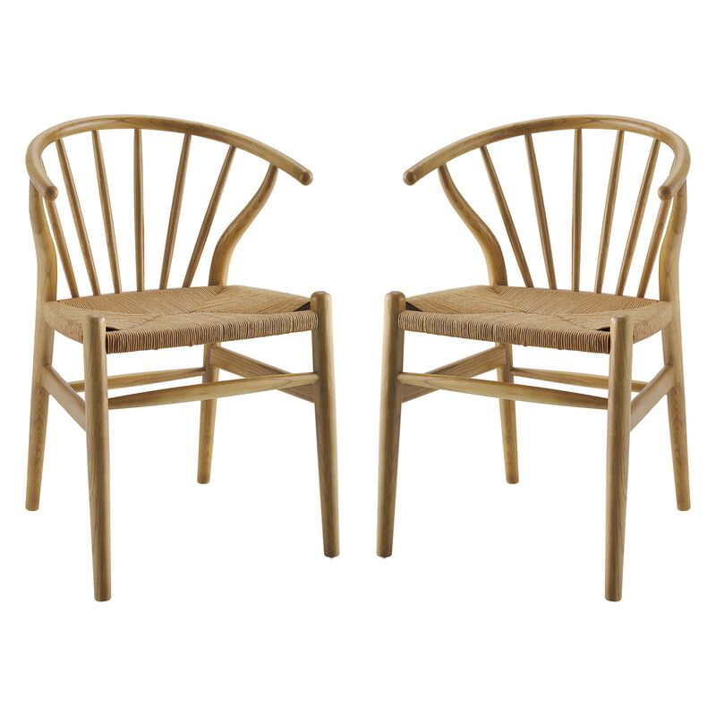 Flourish Spindle Wood Dining Side Chair Set of 2 image number 0