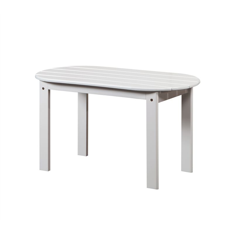 Linon Adirondack White Coffee Table