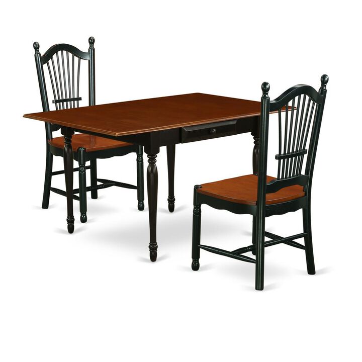 Dining Room Set Black & Cherry