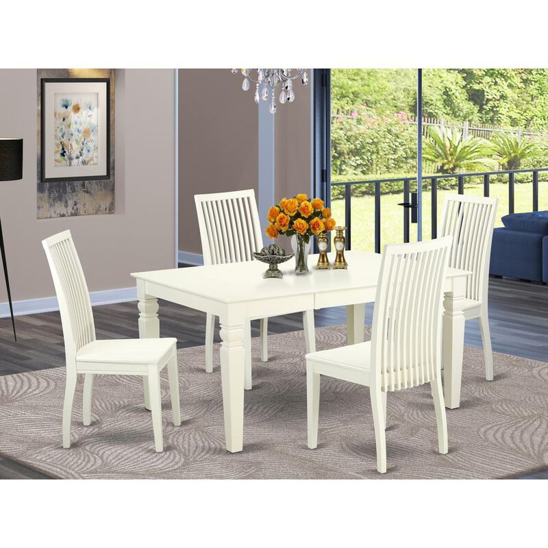 Dining Room Set Linen White