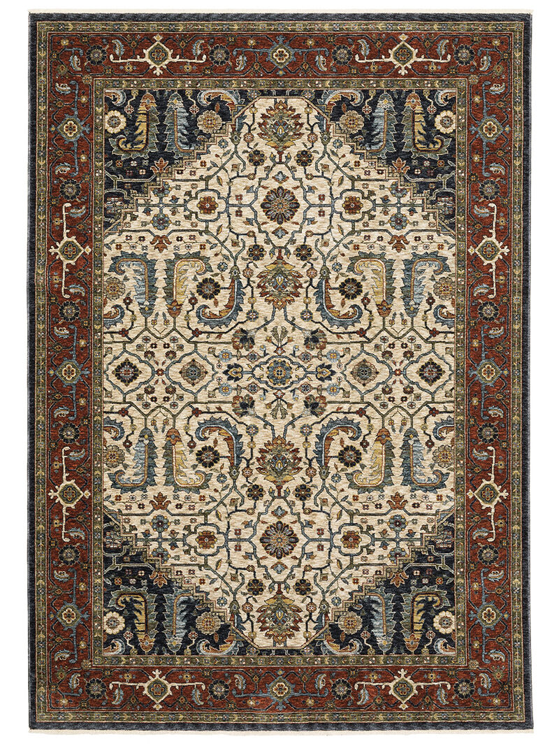 Aberdeen 5'3" x 7'6" Ivory Rug image number 0