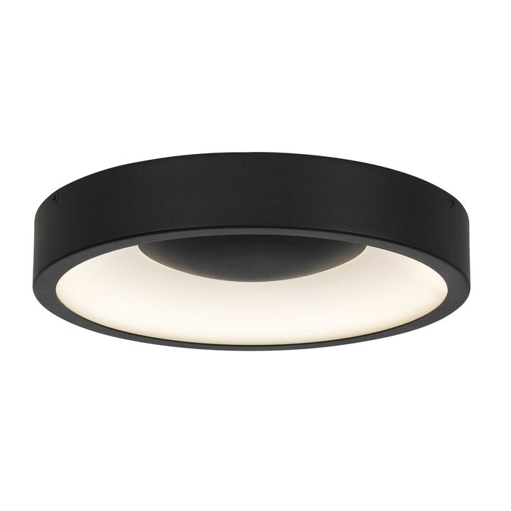 Stellar 11 inch Black  LED Flush Mount