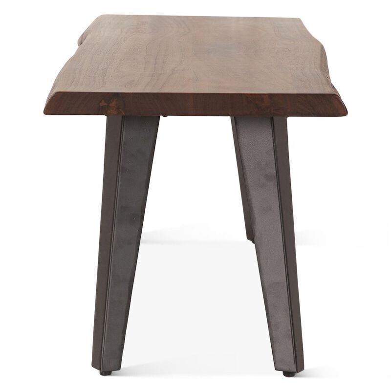 World Interiors Knoxville 54 Bench in Walnut