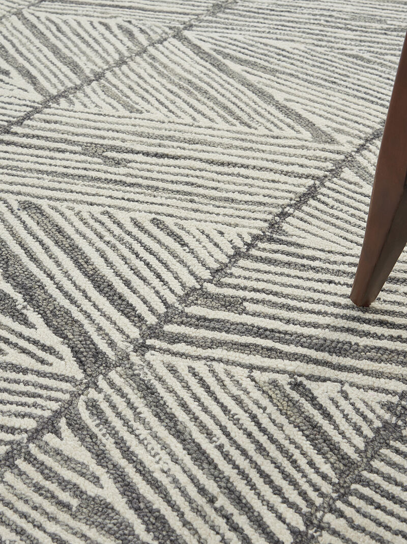 Colorado CLR01 Gray/White 8'3" x 11'6" Rug