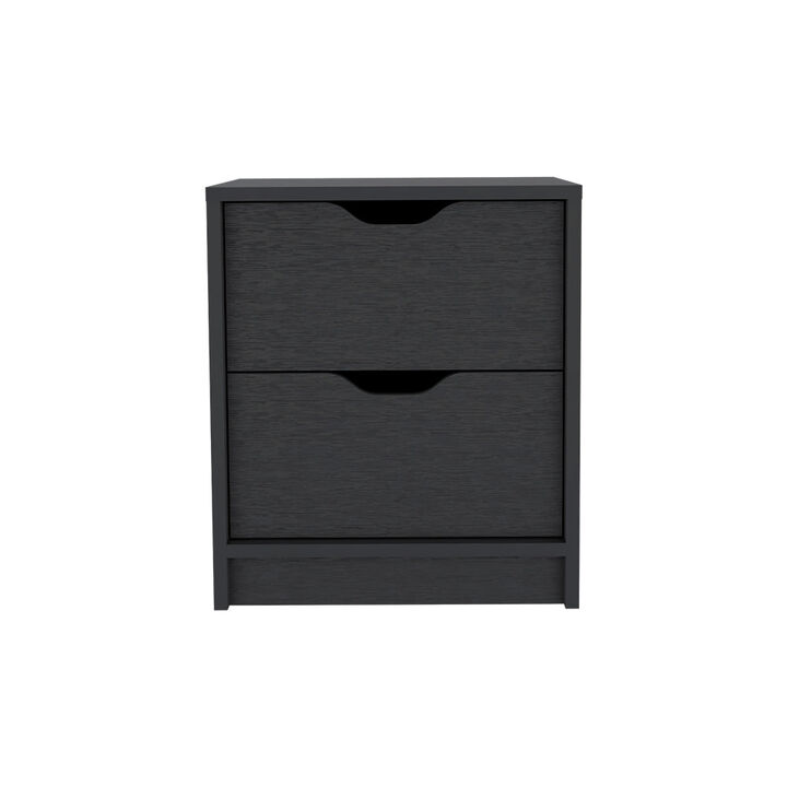 Nightstand Gandu, Bedroom, Black