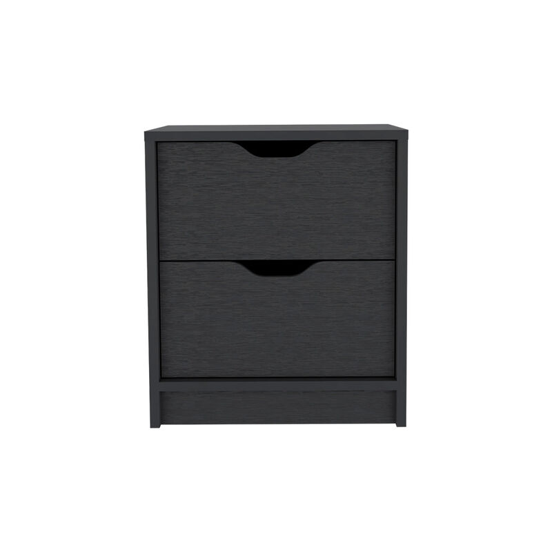 Nightstand Gandu, Bedroom, Black