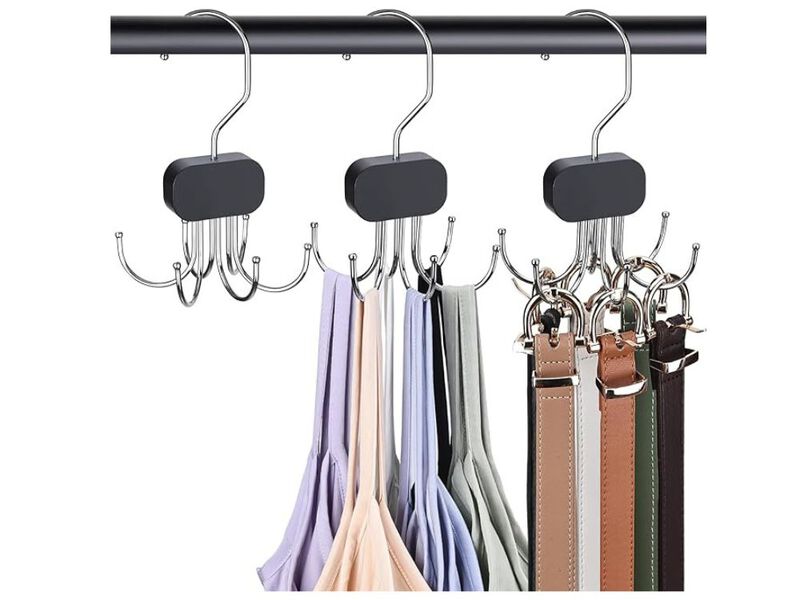 3-Pack Tank Top Hangers  Upgraded Bra Hanger for Closet Organizer & Storage image number 0