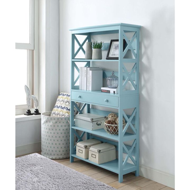 Convience Concept, Inc. Oxford 5 Tier Bookcase with Drawer