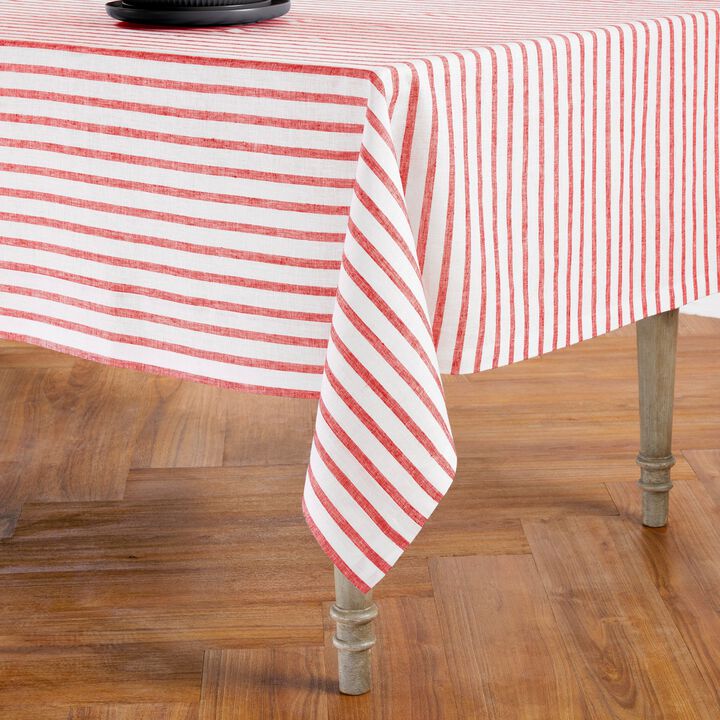 Linen Tablecloth - Madison Stripe