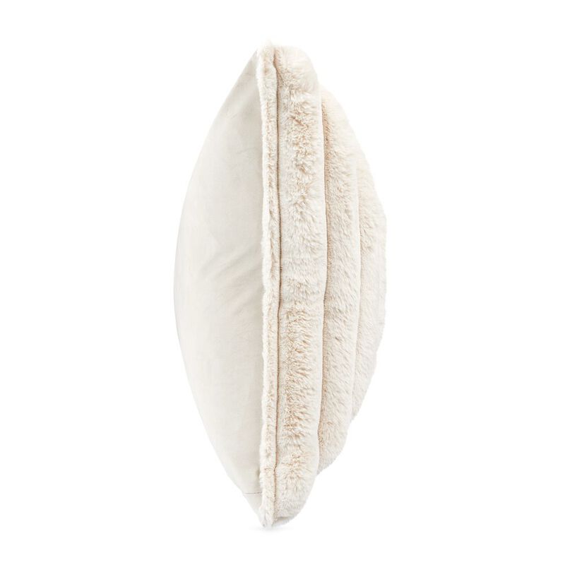Michael Amini Parker 20 Square Throw Pillow - Cream