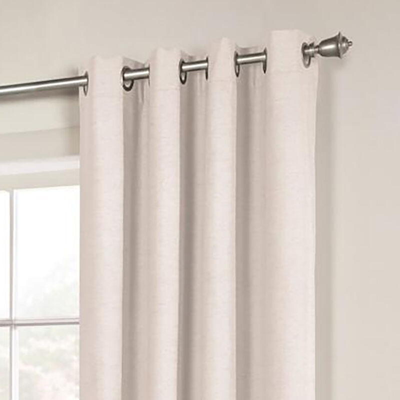 Thermalogic Ventura Triple Pass Foamback Blackout Top Panel With 8 Metal Grommets - 104x95", White