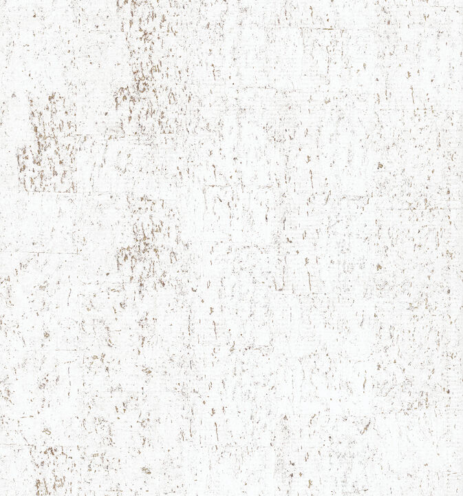 Cork Bright White & Gold Wallpaper