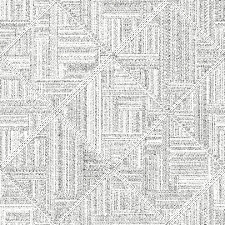 Cade Grey Geometric Wallpaper