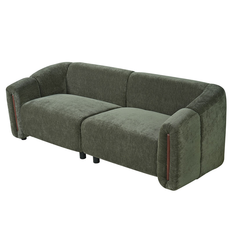 Vixba 87.4" Modern Curved Block Sofa image number 4