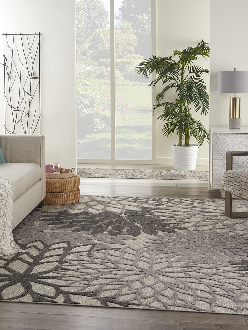 Aloha ALH05 Silver/Gray 6' x 9' Rug