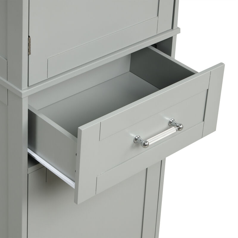 Tulklu Tall Bathroom Storage Cabinet image number 6