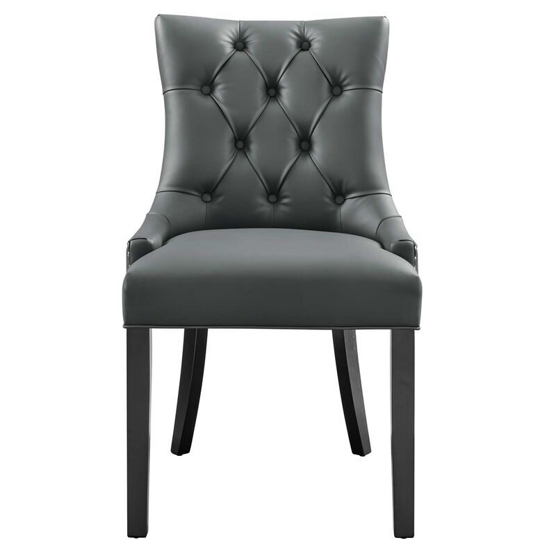 Regent Tufted Vegan Leather Dining Chair image number 4