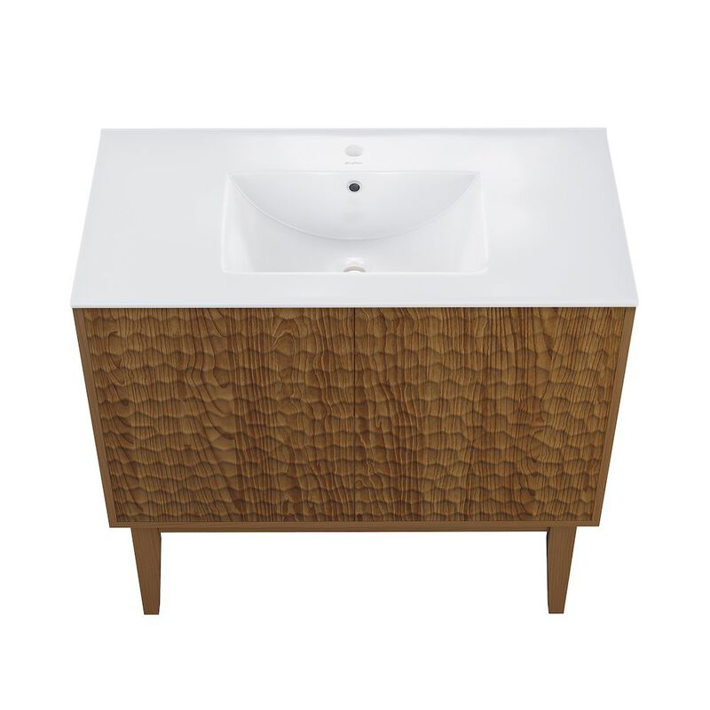 Bosse 36" Freestanding Bathroom Vanity with Sink Top image number 6