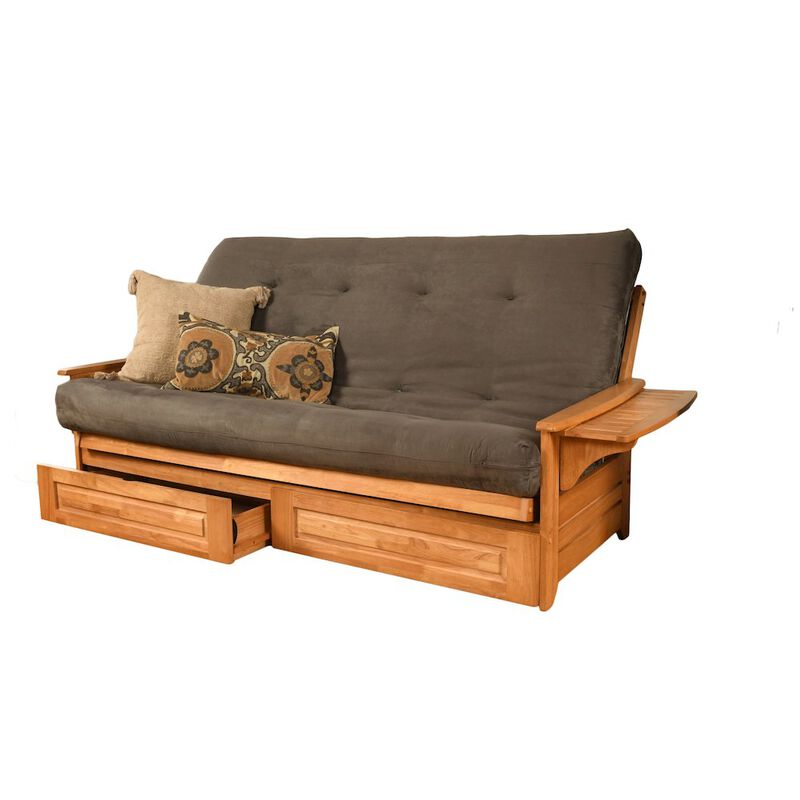 KODIAK Phoenix Frame Queen-Butternut Finish-Mattress-Storage Drawers image number 2