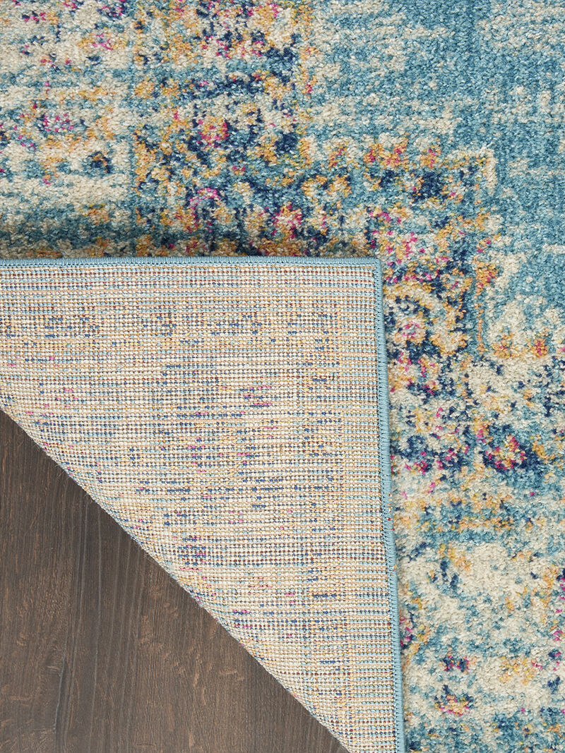 Passion PSN03 Light Blue 2'2" x 10' Rug image number 1