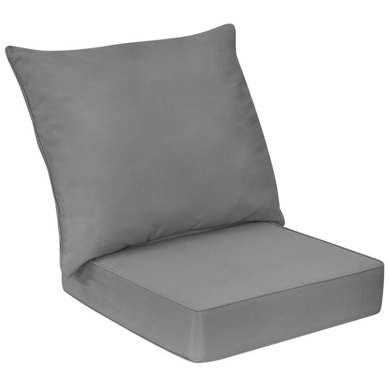 Deep Seat Chair Cushion Pads Set with Rope Belts for Indoor and Outdoor Comfort image number 0